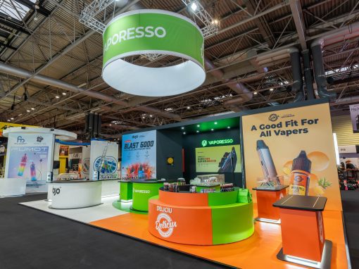 VAPORESSO <br> In Partnership with Mason Events <br> Vaper Expo – NEC, Birmingham
