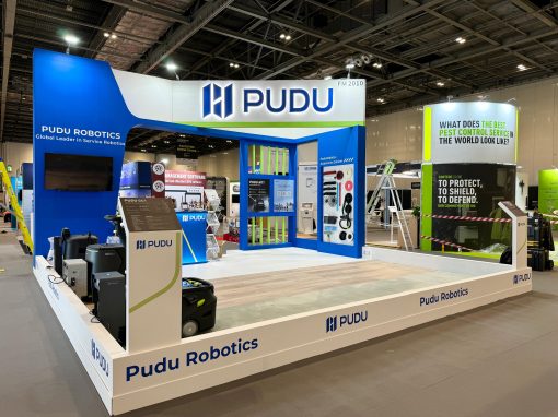 PUDU <br> Mason Events <br> The Facilities Show <br> Excel, London